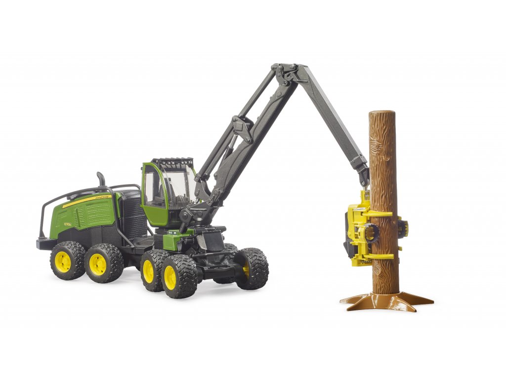 Bruder 2135 John Deere Harvester 1270G s kládou
