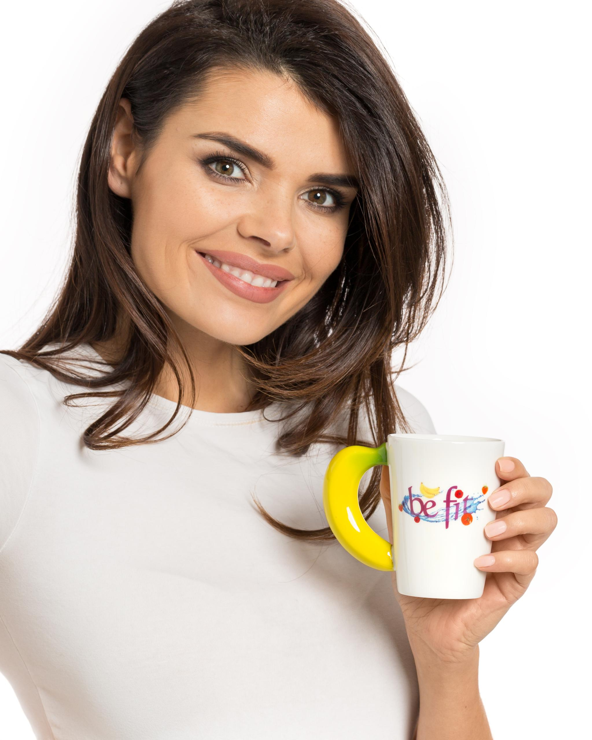 Porcelánový hrnek Banán, 230 ml.