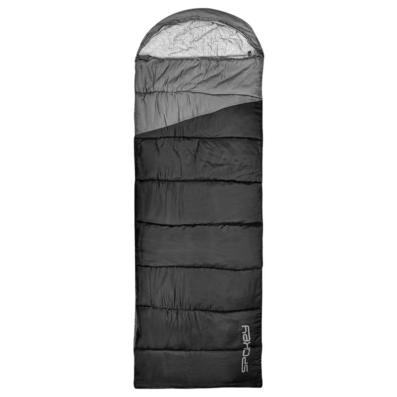 Spokey POLARIS 350 Spací pytel, -9°C, černo-šedý