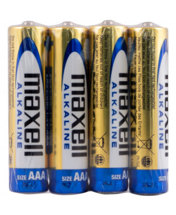 Maxel LR03 AAA Alkalické baterie, Sada 4ks
