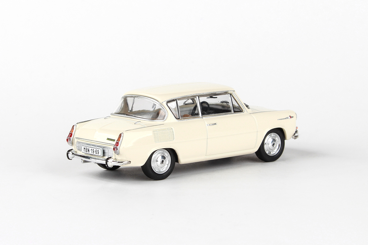 Abrex Škoda 1100MBX (1969) Slonová Kost 1:43