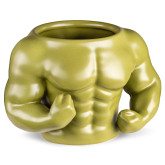 Gadget Master Hrnek se svaly, zelený 350 ml.