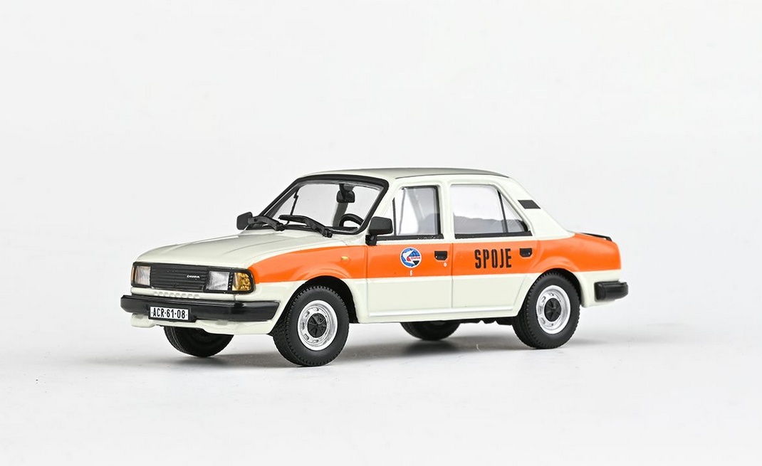 Abrex Škoda 120L (1984) Bílá Spoje,1:43