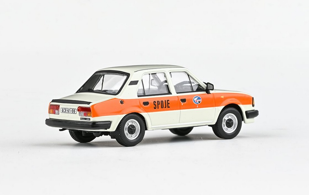 Abrex Škoda 120L (1984) Bílá Spoje,1:43