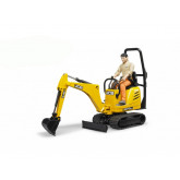 Bruder 62002 Žlutý mikro BAGR JCB 8010 CTS s figurkou