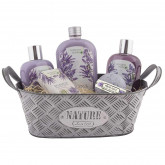 Bohemia Gifts Dárkový plechový box s kosmetikou z levandule