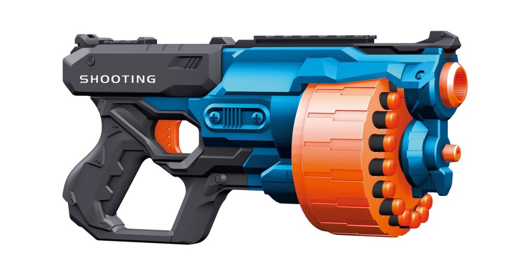 Blaster Turbo s rotačním zásobníkem, 24 ks nábojů