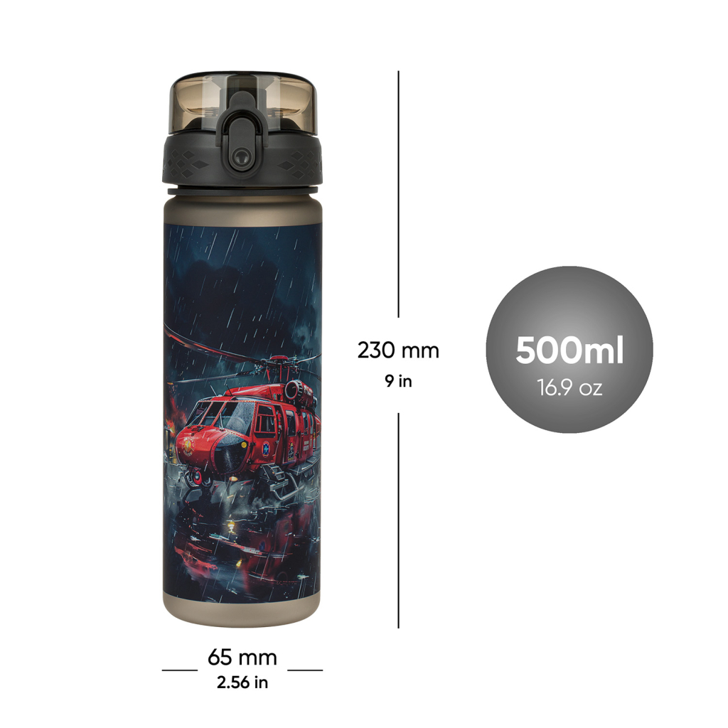 BAAGL Tritanová láhev na pití Záchranáři 500 ml