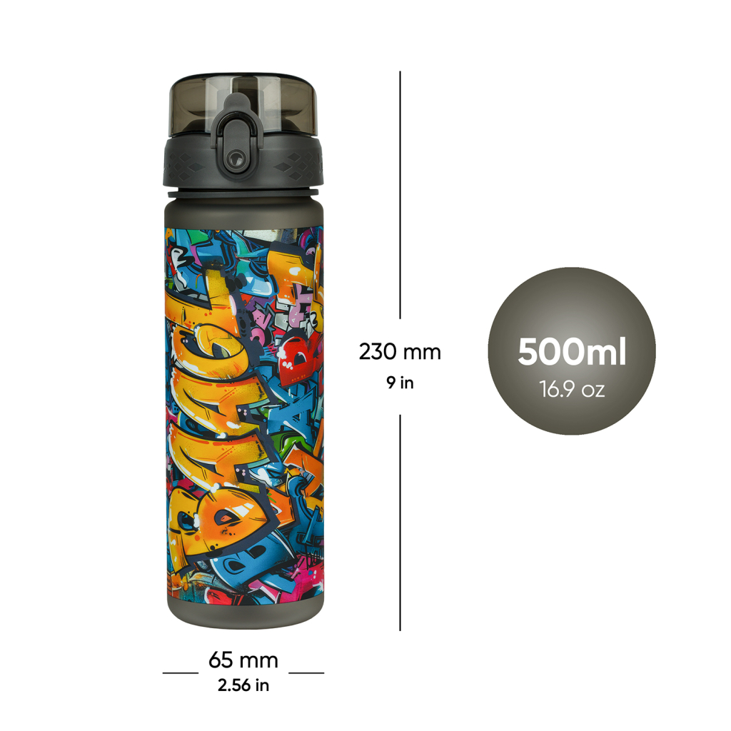 BAAGL Tritanová láhev na pití Skatepark 500 ml