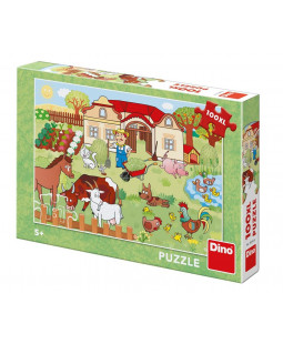 Dino Toys Maxi puzzle Zvířátka na statku - 100XL dílků