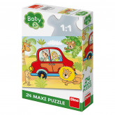 Dino Toys Maxi puzzle Safari - 24XL dílků