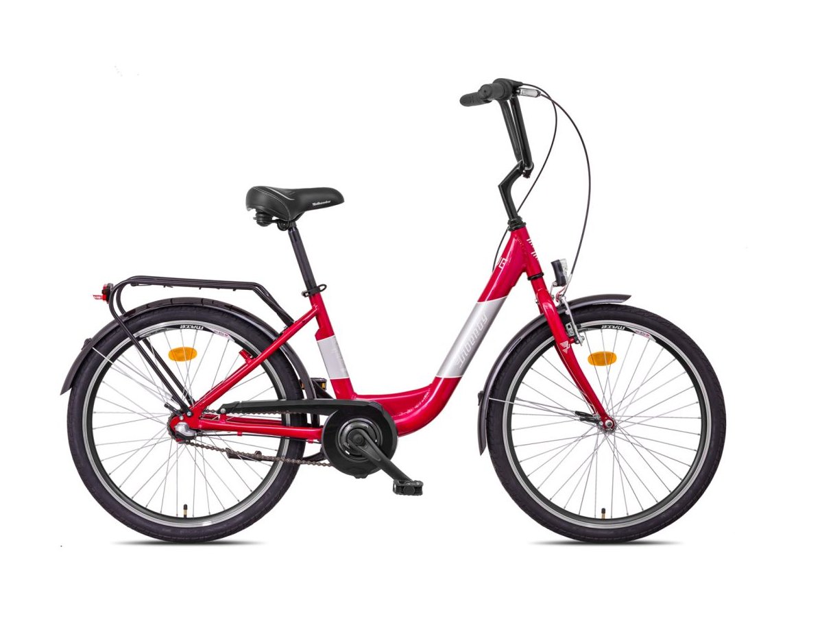 LIBERTY Městské kolo Rue 3spd 24" 2026 růžové