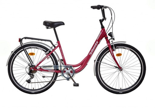 LIBERTY Městské jízdní kolo Avenue 26" 6 spd. 2022 malinové