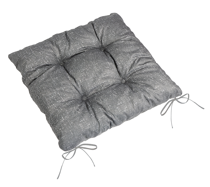 Bellatex Sedák LADA prošívaný Šedá, Bílá - 40x40cm