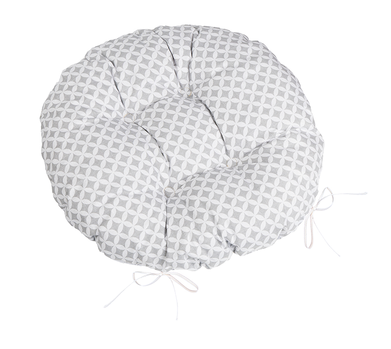 Bellatex Sedák Adéla prošívaný kulatý - Kosočtverec, průměr 40 cm