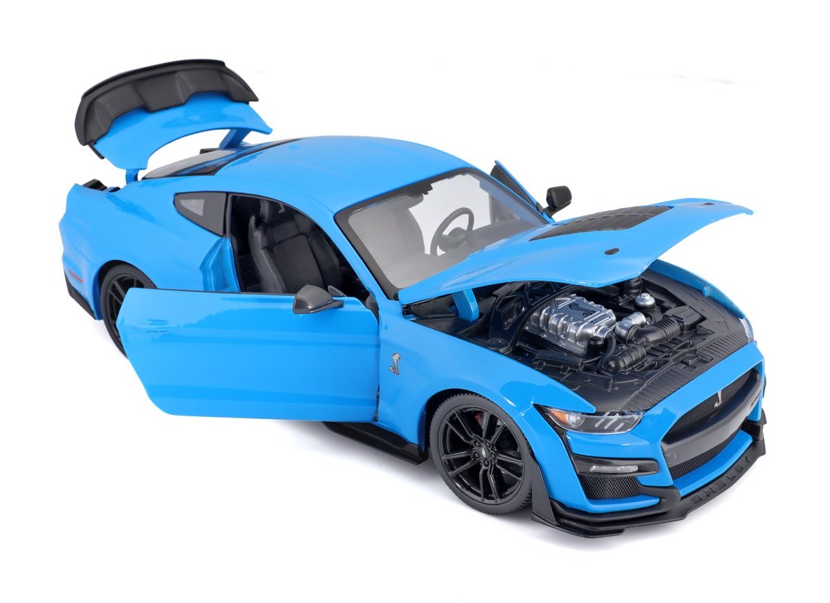 Maisto Mustang Shelby GT500 (2020), modrá, 1:18