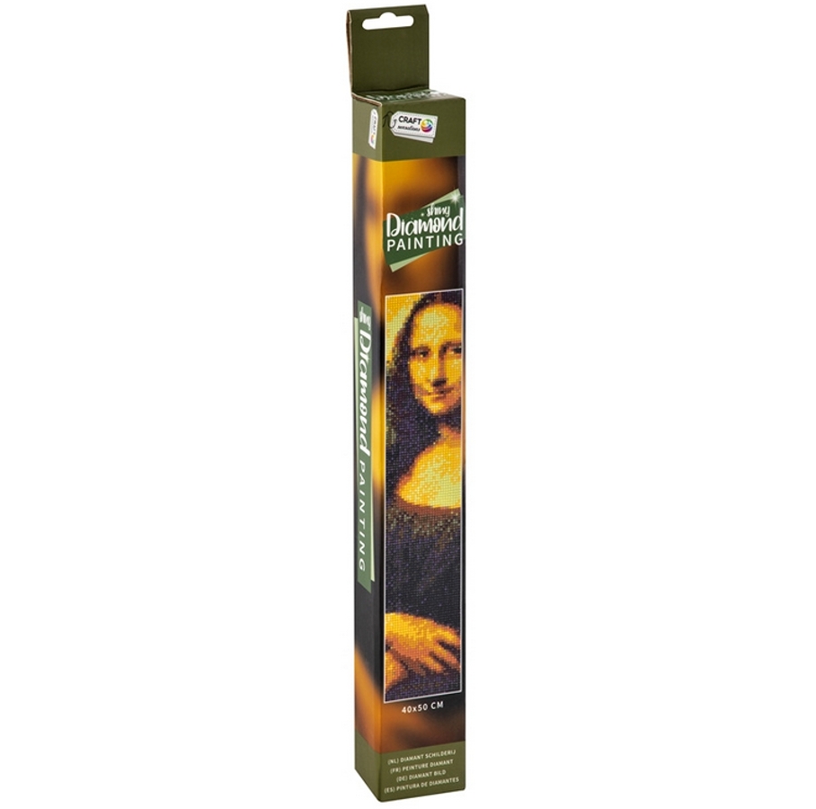 Craft Diamantový obrázek Mona Lisa, 40x50 cm