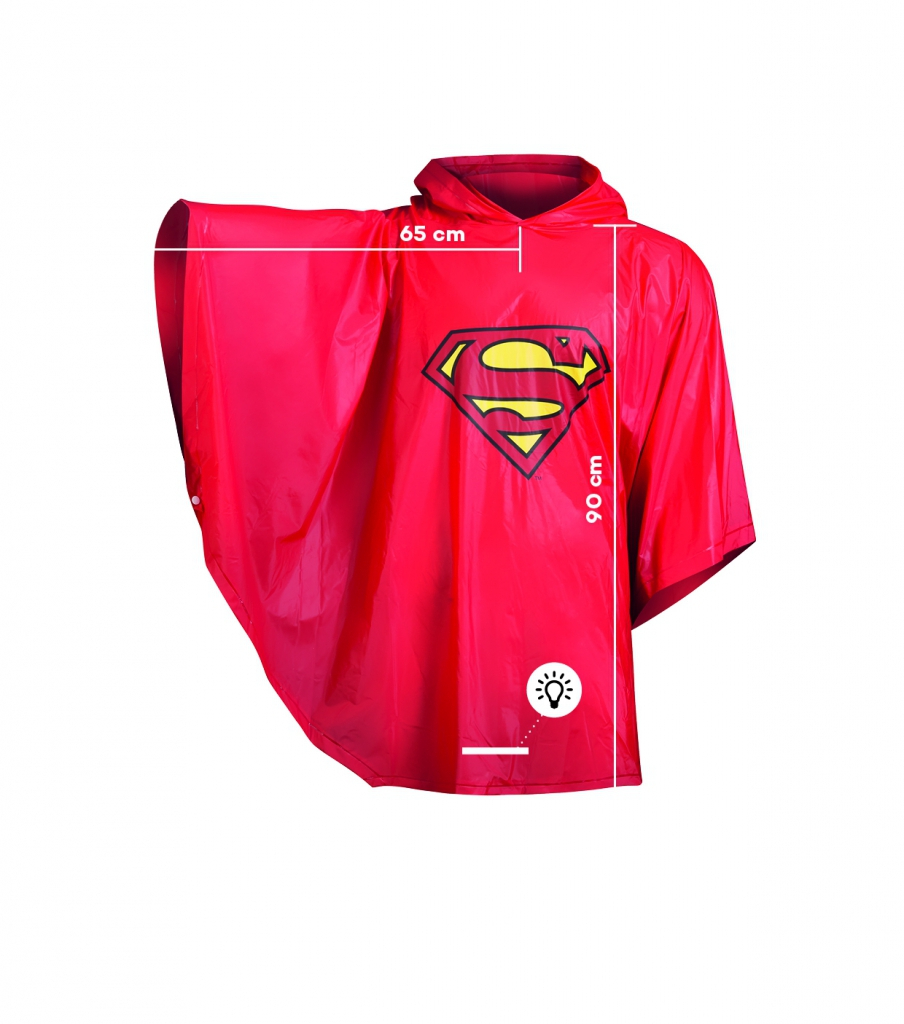 Baagl Školní batoh s pončem Superman - POP