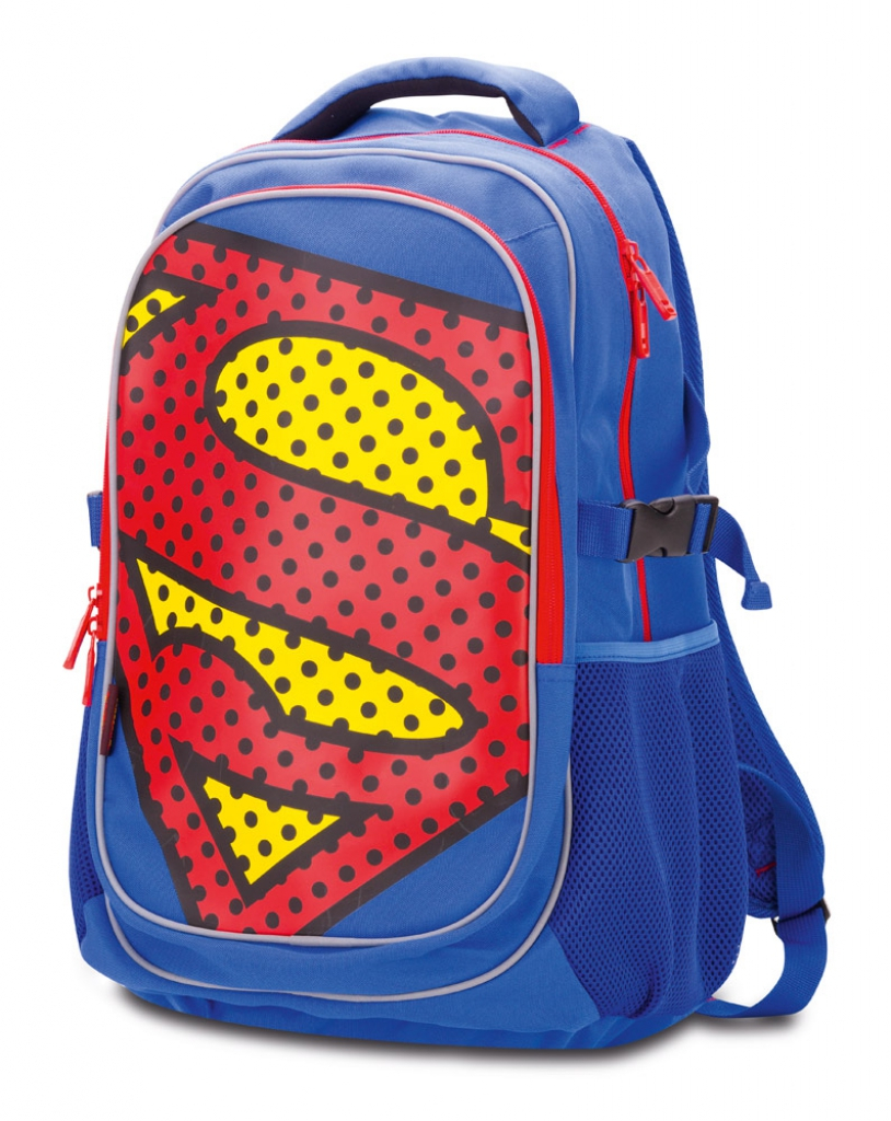 Baagl Školní batoh s pončem Superman - POP