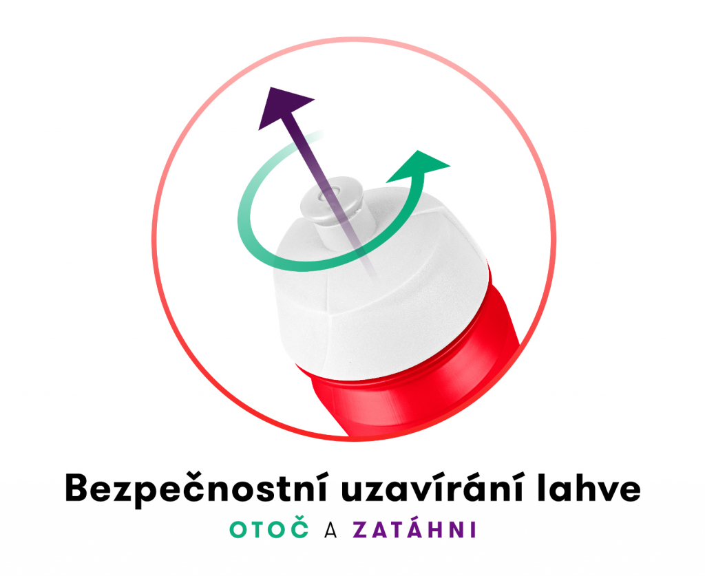 BAAGL Láhev na pití Srdce
