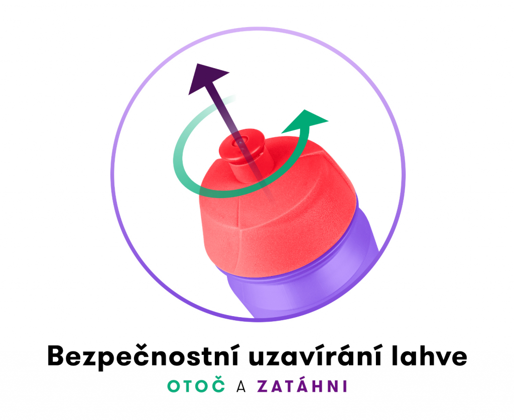 BAAGL Láhev na pití Kočky