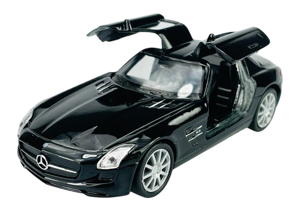 Welly Mercedes-Benz SLS AMG, černý 1:34-39