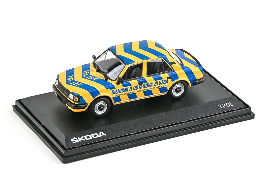 Abrex Škoda 120L (1984) Silniční a Odtahová Služba 1:43