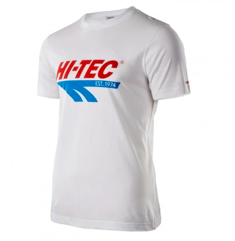 Hi-Tec Pánské tričko, Retro bílé vel. XXL
