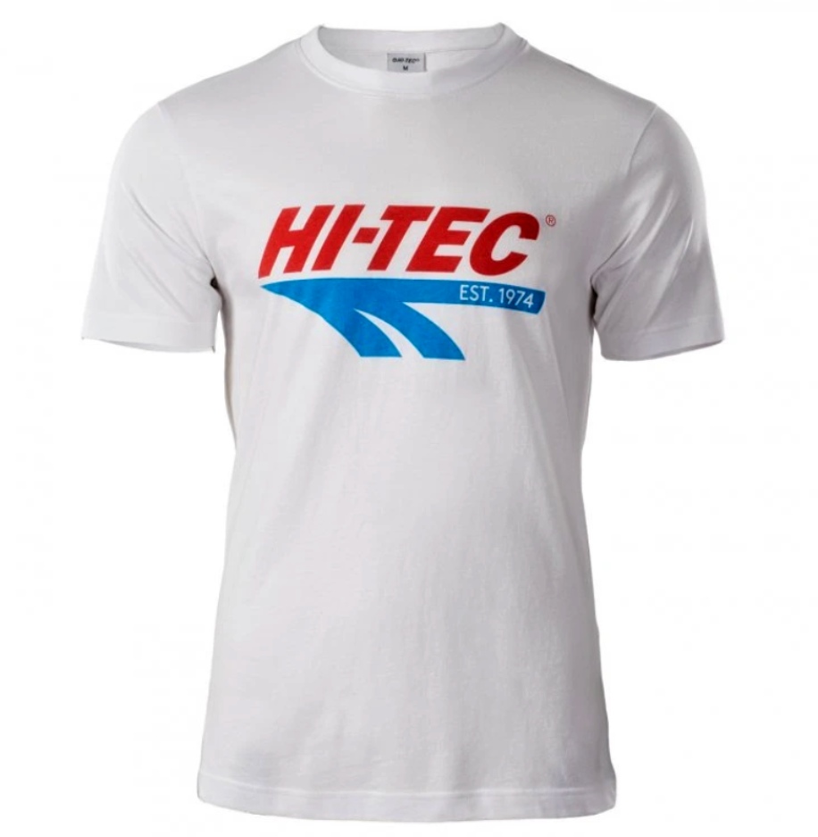 Hi-Tec Pánské tričko, Retro bílé vel. XXL