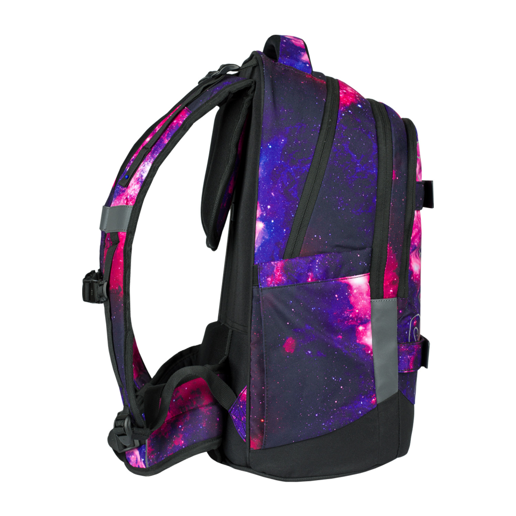 BAAGL Školní batoh Skate max Galaxy