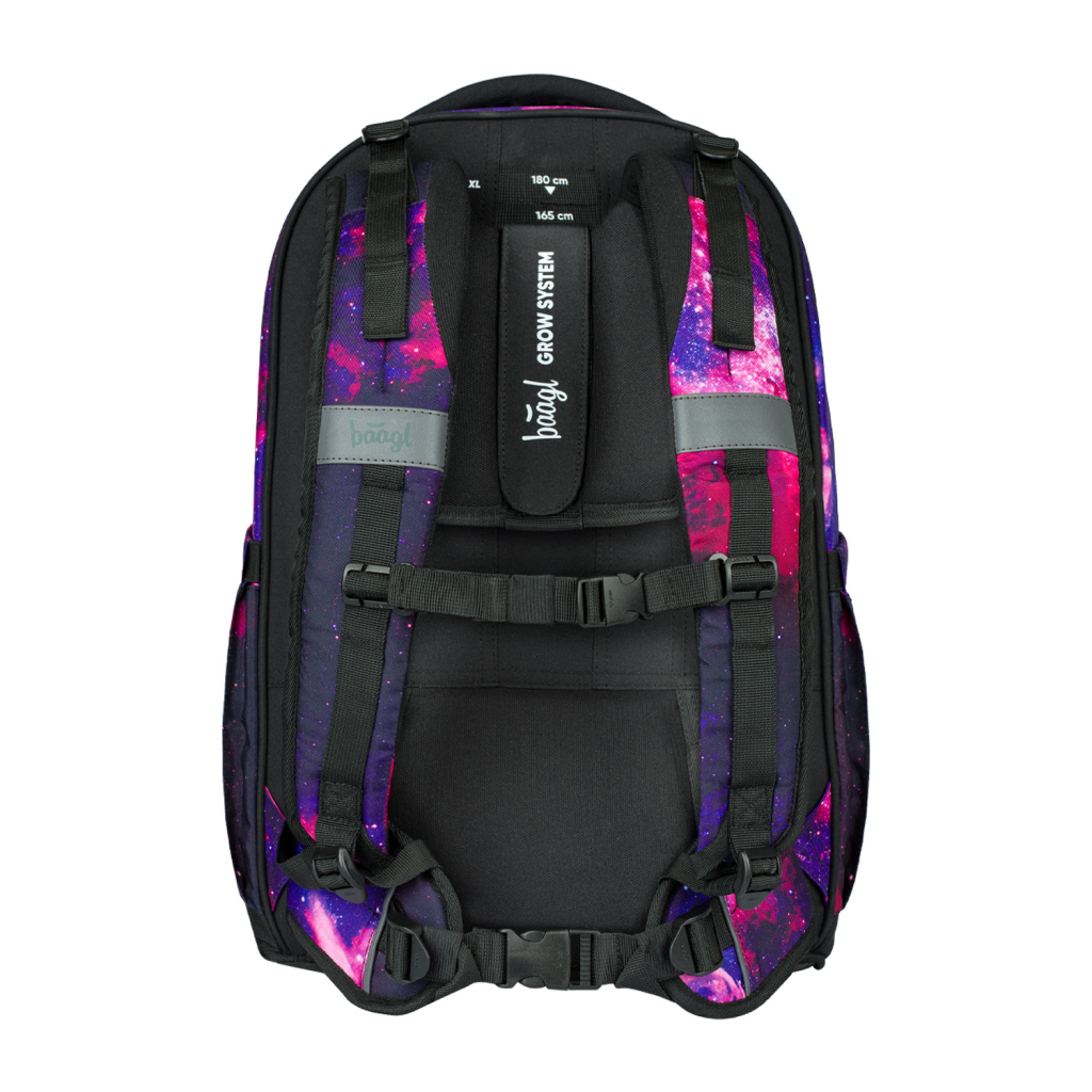 BAAGL Školní batoh Skate max Galaxy