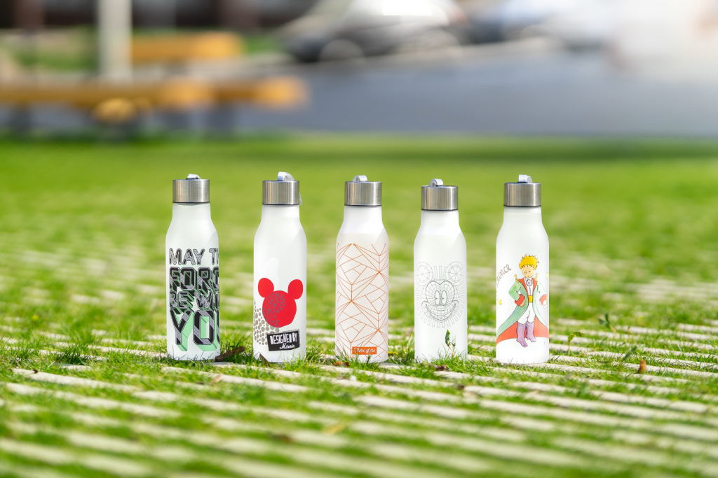 Baagl Plastová láhev Think of Me, 600 ml