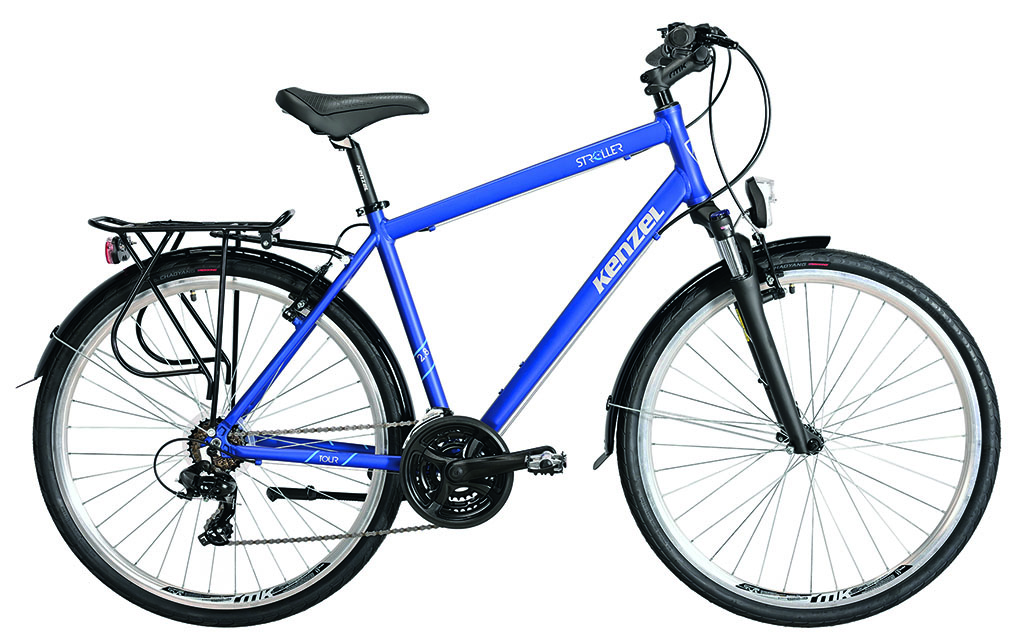 Kenzel Pánské trekové kolo Stroller Touring 2026 modré (rám. 51)