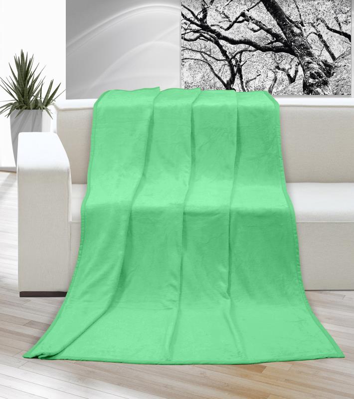 Bellatex Přikrývka KORALL MICRO Zelená - 200x230 cm