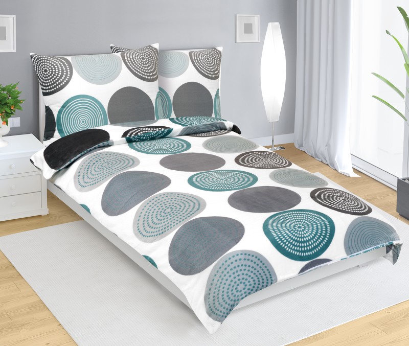Bellatex Povlečení MIKROFLANEL, Tykrysová Mandala - 140x200, 70x90cm