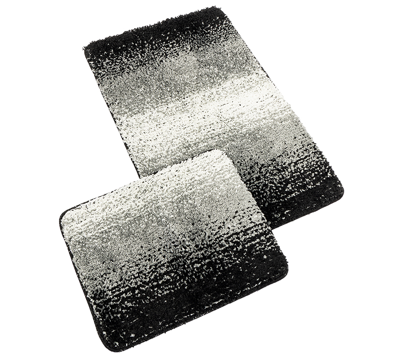 Bellatex BANYSILVER Koupelnová sada Černá,Šedá - 60x100, 60x50cm