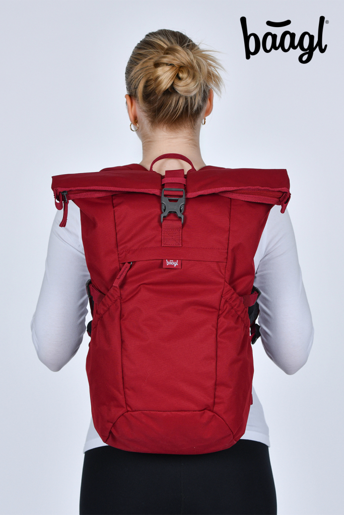 BAAGL Batoh Roll Burgundy GRS