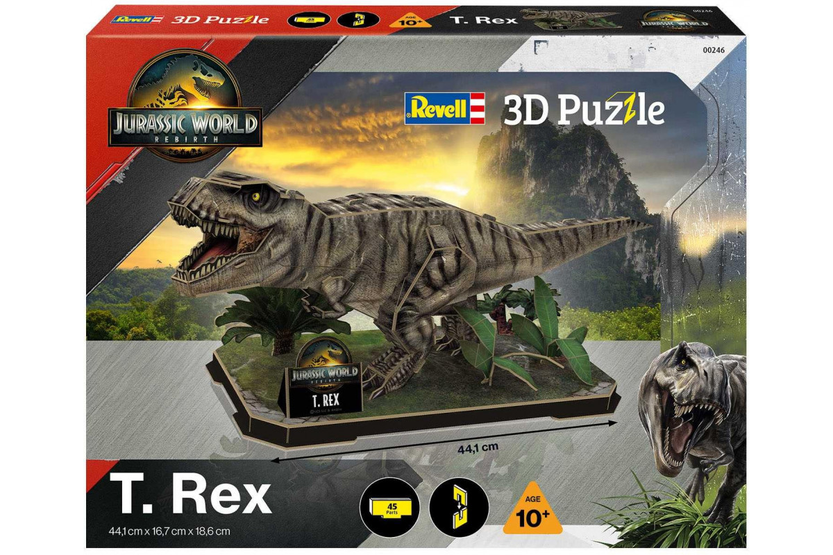 Revell 00246 3D Puzzle Jurassic World - T-Rex