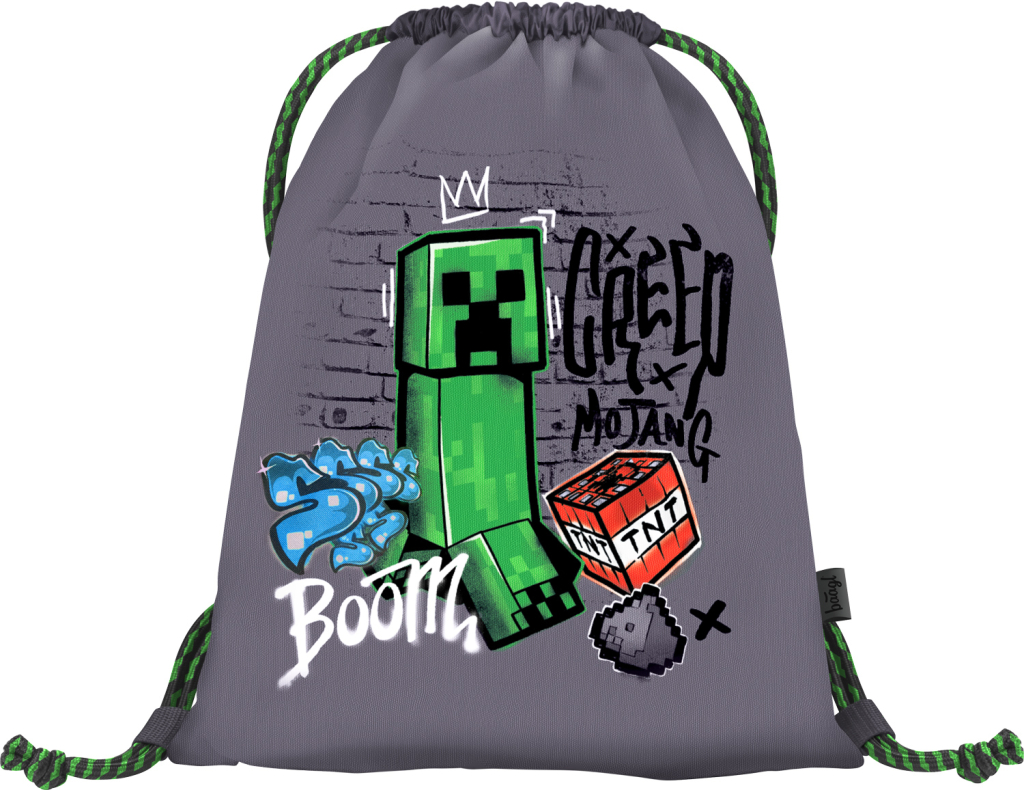 BAAGL SET 3 Skate Minecraft TNT: Batoh, Etue, Sáček