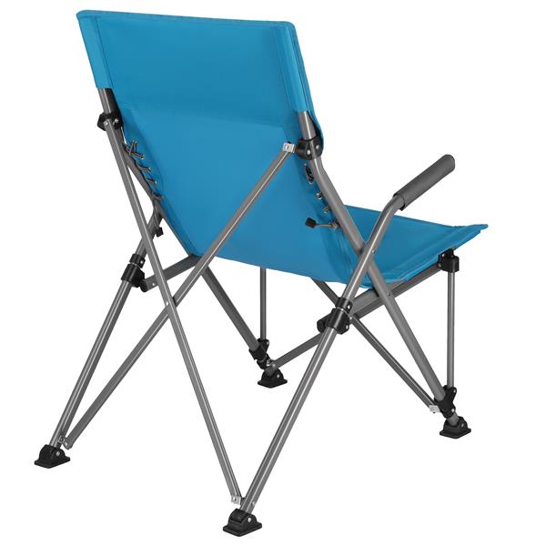 Turistické skládací křeslo NILS Camp NC3704 modré, nostnost 120 kg
