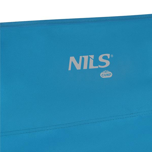 Turistické skládací křeslo NILS Camp NC3704 modré, nostnost 120 kg