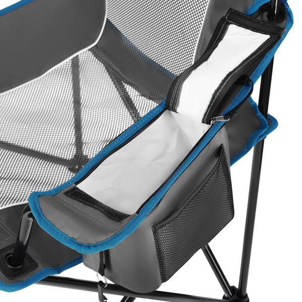 Skládací turistická multifunkční židle NILS Camp NC3706 šedá, nostnost 120 kg
