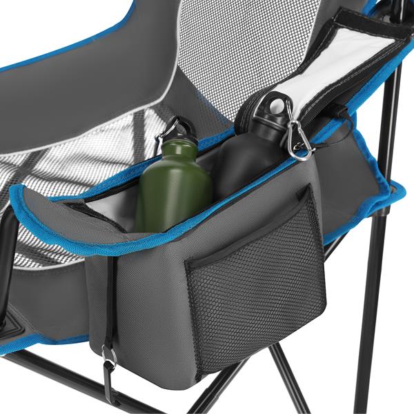 Skládací turistická multifunkční židle NILS Camp NC3706 šedá, nostnost 120 kg