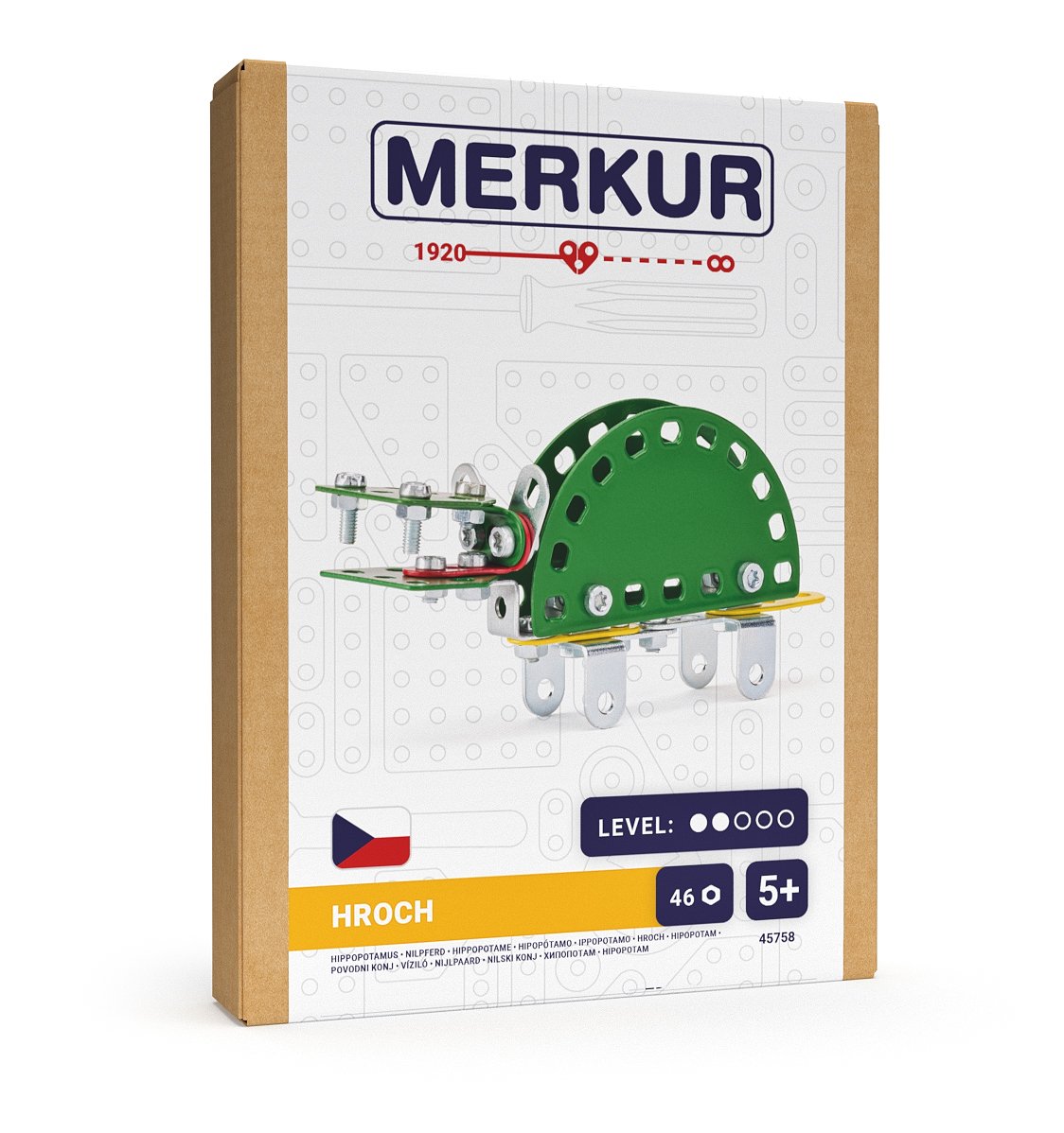 Merkur Mini ZOO - Hroch, 46 dílků