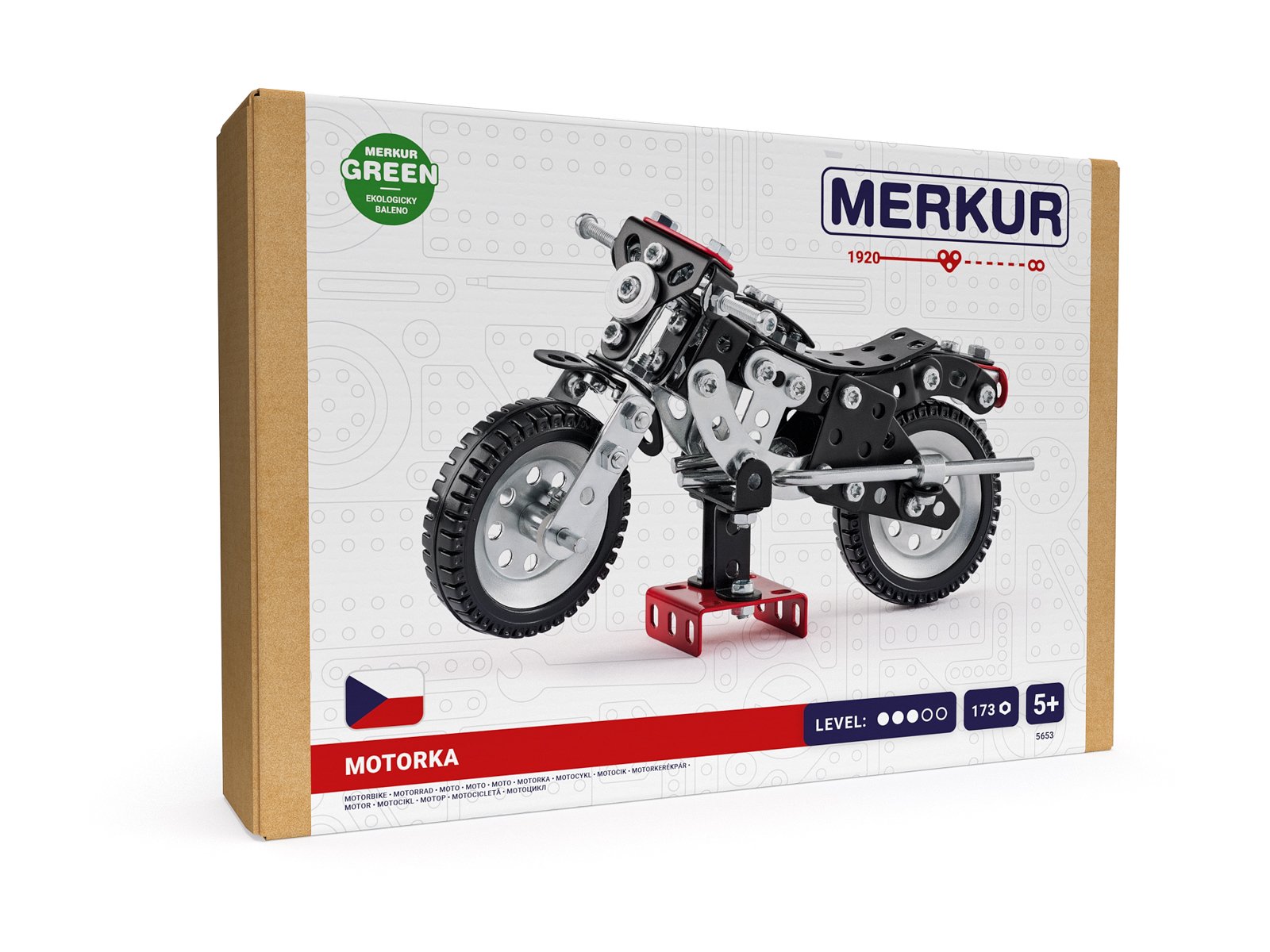 Merkur Motorka, 173 dílků