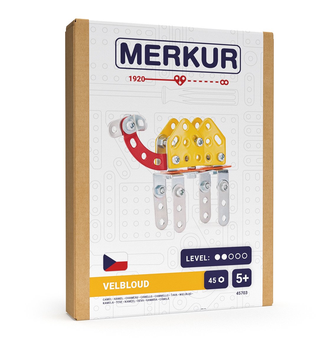 Merkur Mini ZOO - Velbloud, 45 dílků