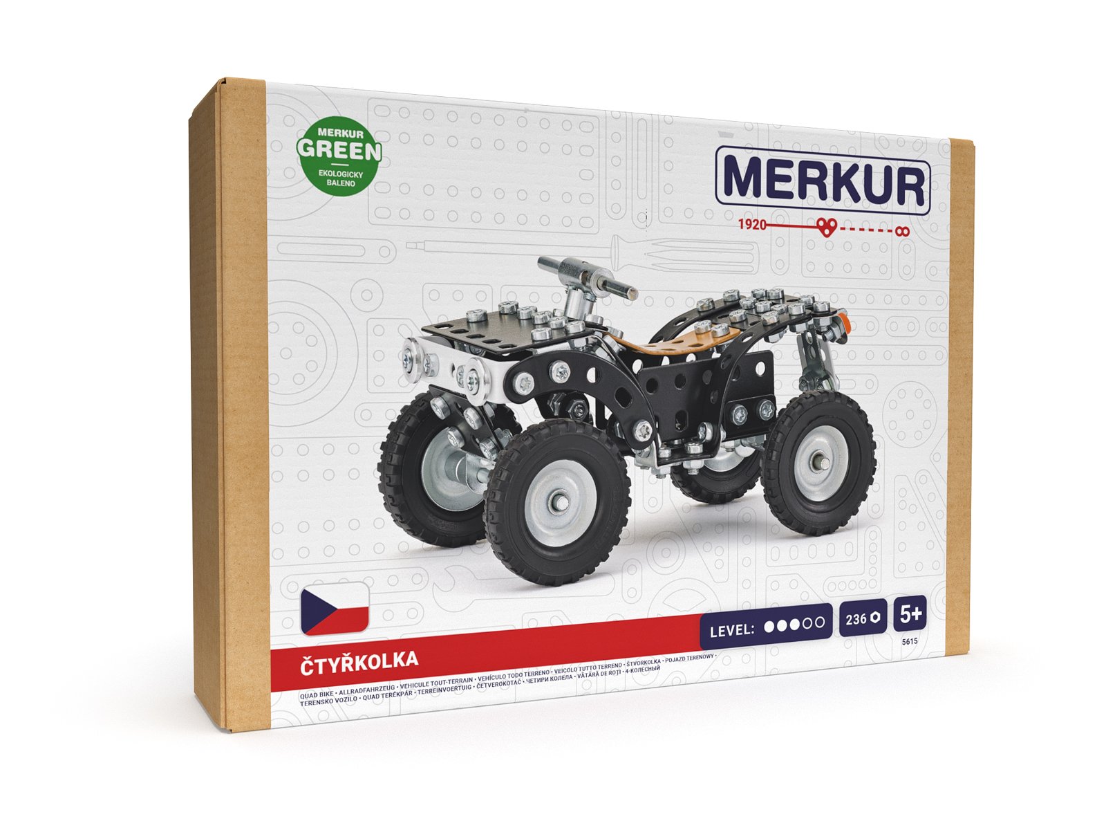 Merkur Čtyřkolka, 236 dílků