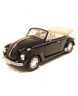 Welly VW Beetle old Convertible Černý 1:24