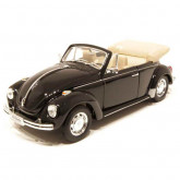 Welly VW Beetle old Convertible Černý 1:24