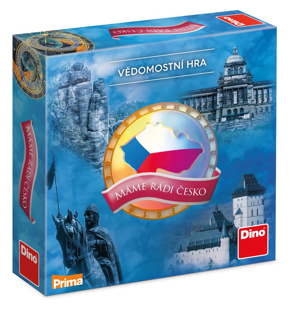 Dino Máme rádi Česko Rodinná hra